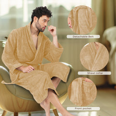 Canningvale 550 GSM Cotton Bathrobe For Men