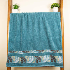 Rangoli Morgan 470 GSM 100% Cotton Towel Set of 4 (2 Bath & 2 Hand )