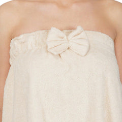 Rangoli Women Cotton Body Wrap Bath Towel With Shower Cap