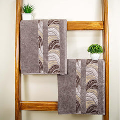 Rangoli Morgan 470 GSM 100% Cotton Towel Set of 4 (2 Bath & 2 Hand )
