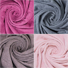 Royal Bamboo 500 GSM Hand Towels Set of 4, Multicolor | 100% Bamboo, Ultra Soft, Highly Absorbent Eco-Friendly Towels