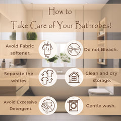 Pinstripe Women 450 GSM Cotton Bathrobe