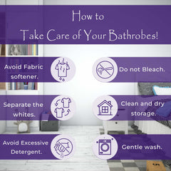 Rangoli Kids Jacquard Cotton Bathrobes for Girls and Boys , 400GSM