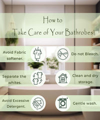 Rangoli Organic Bamboo Bathrobe for Men