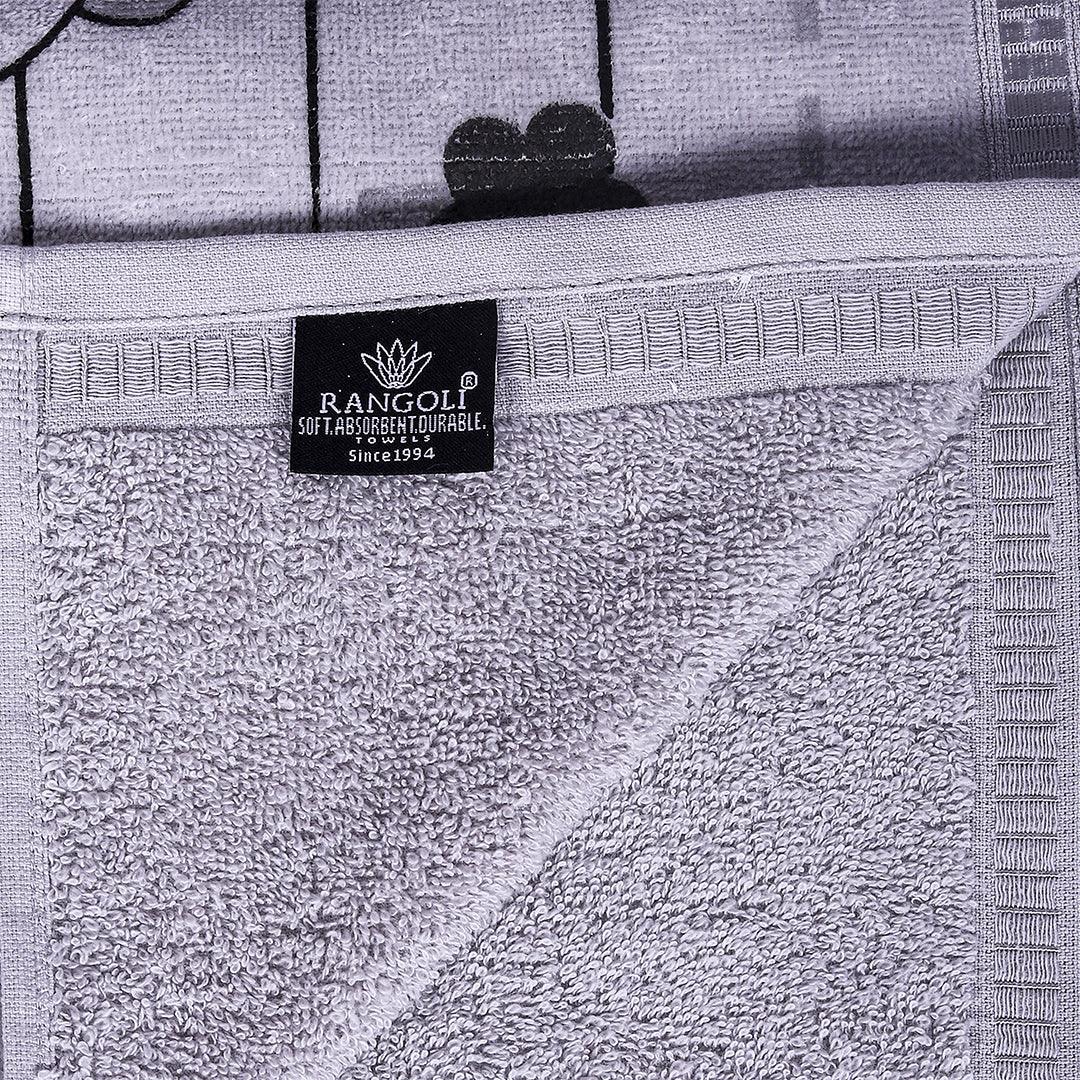 Rangoli 100% Cotton Baby Bath Towel (50x90 cm) | Extra Soft, Skin Friendly Washcloths for Infants - Rangoli