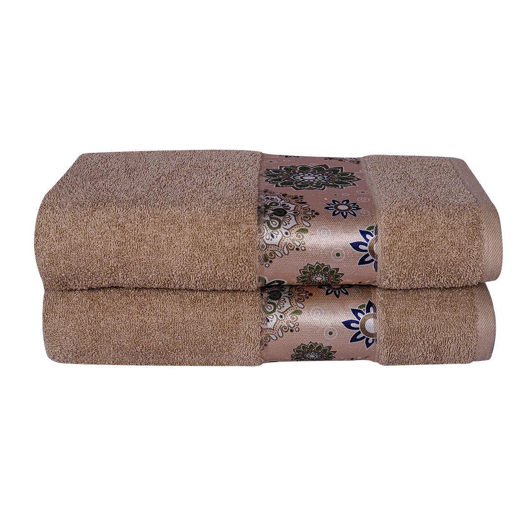 Century 450 GSM Bath Towel Set of 2 - Beige