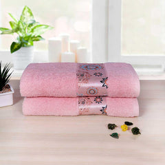 Century 450 GSM Bath Towel Set of 2 - Peach