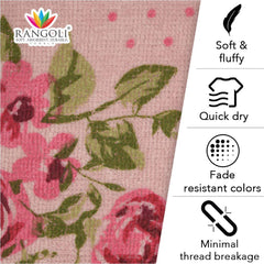 Blossom 450 GSM Cotton Hand Towel - Features