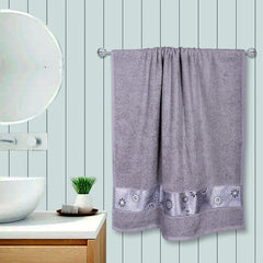 Century 450 GSM Cotton Grey Bath Towel