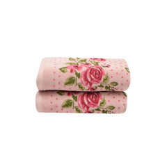 Blossom 450 GSM Cotton Hand Towel - Light Purple