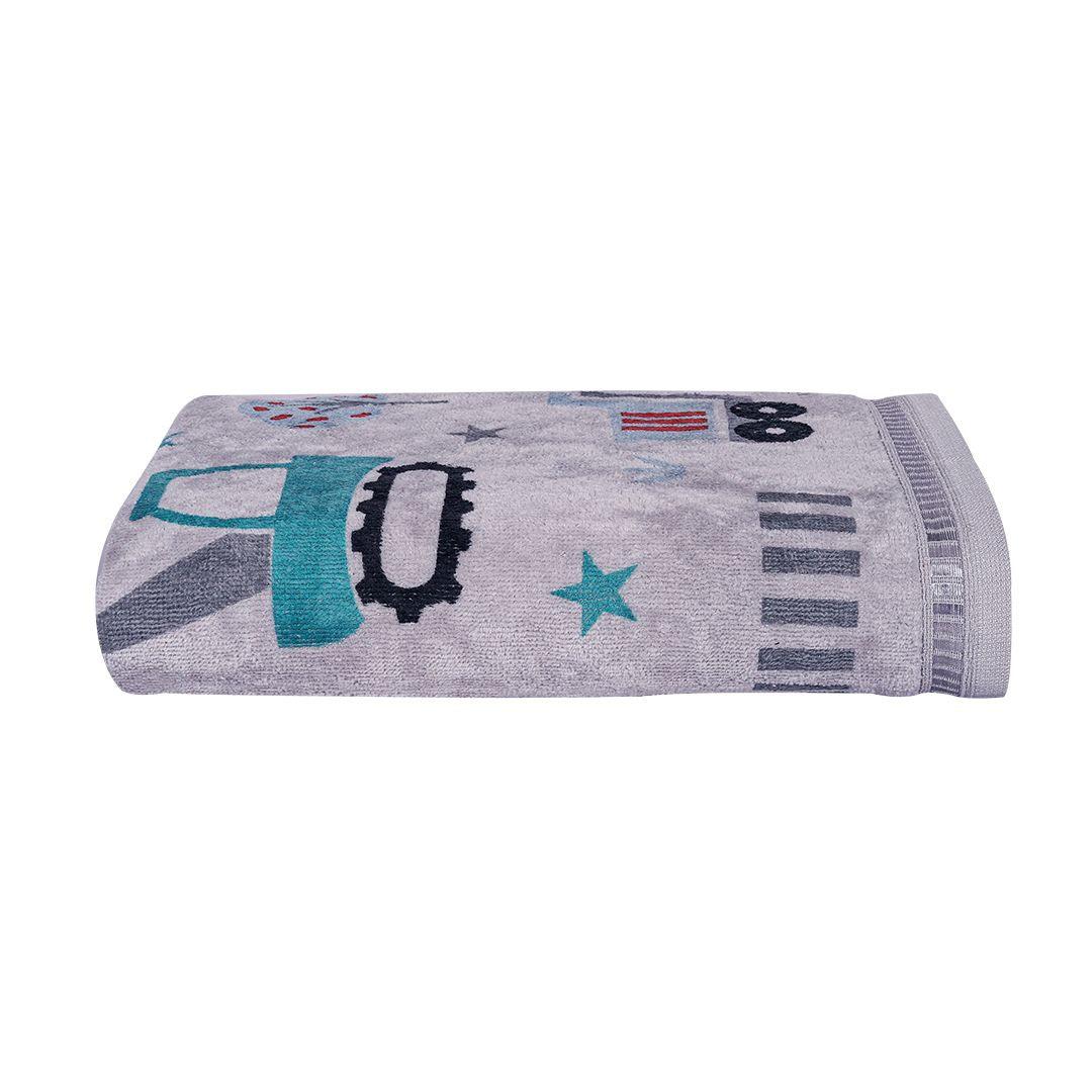 Kids Cotton Towel - Light grey